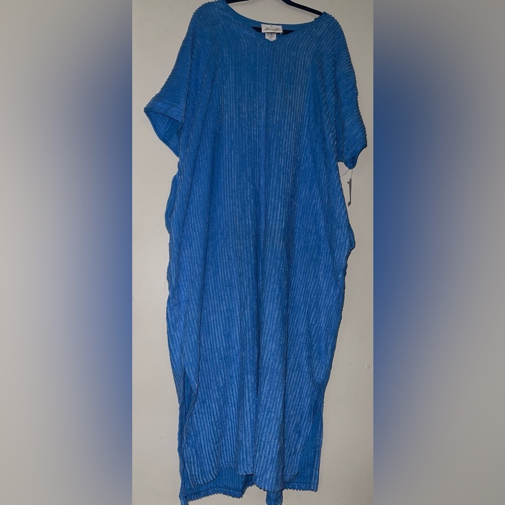 Beautiful Vintage Textured Boho Oversize Dress L/XL